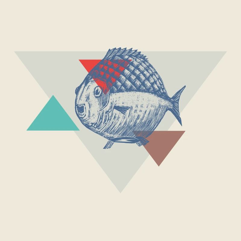 Fish triangle design