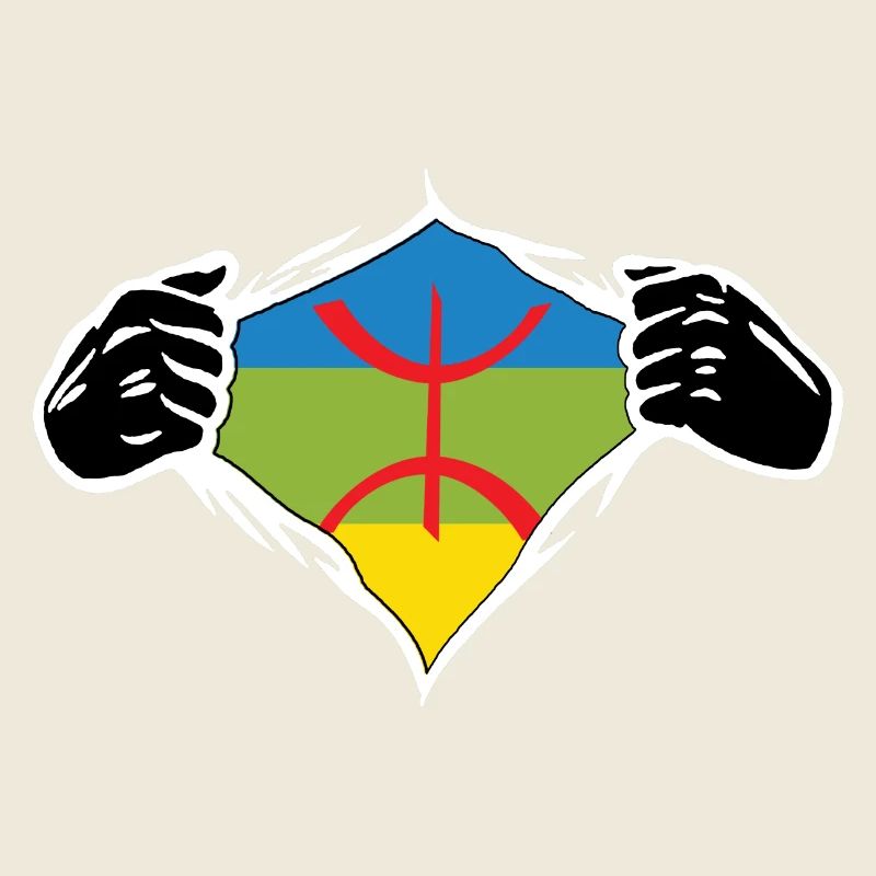 Drapeau amazigh en force