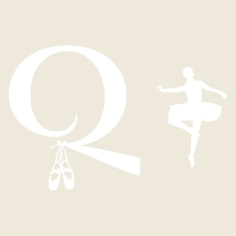Buchstabe q Ballerina