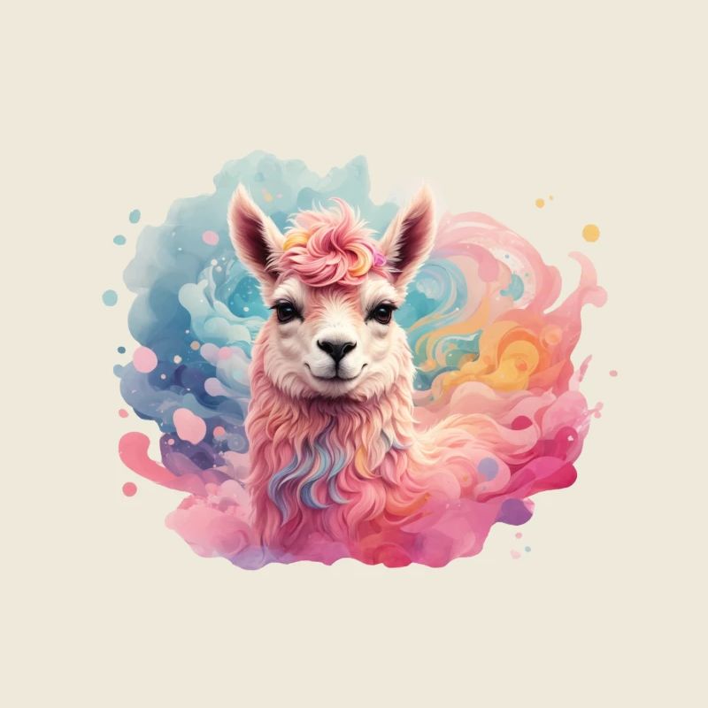 Lama, Alpaka, bunt, Kind, Geschenk, niedlich, süß