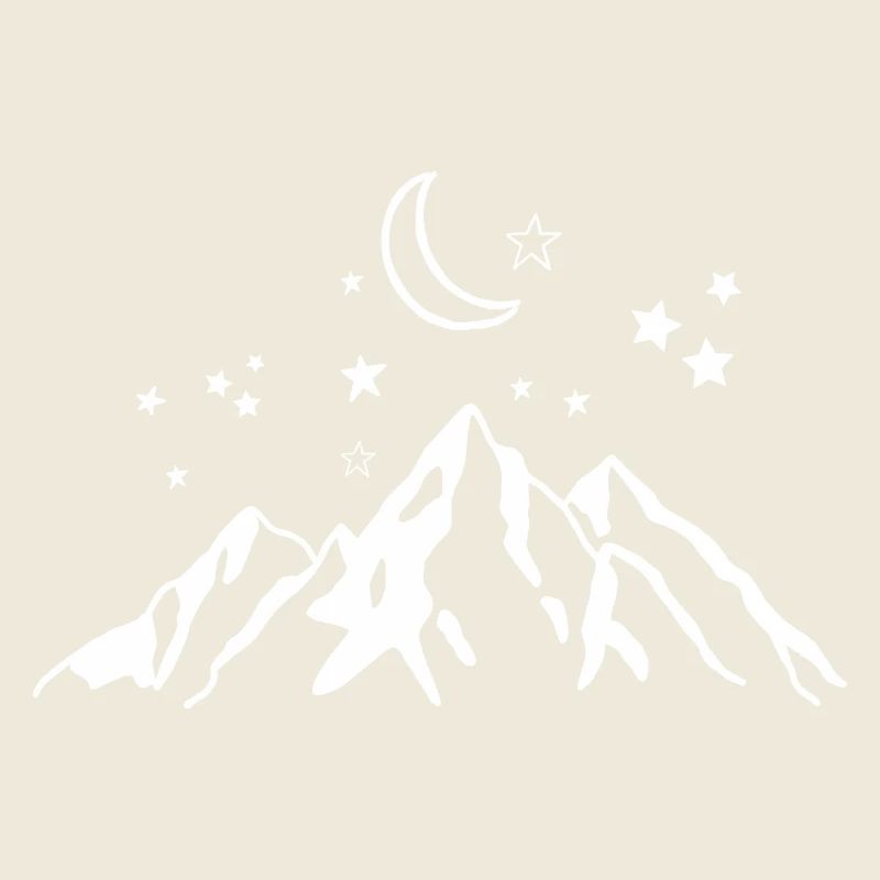 Starry Night - Mountain Nature Gift