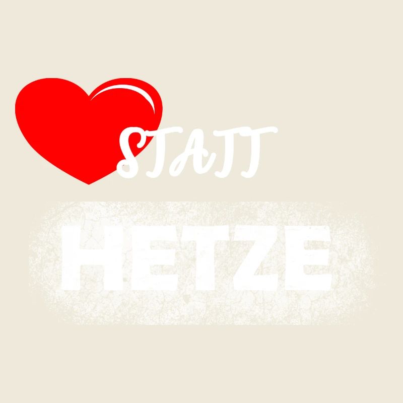 Herz statt Hetze Anti Rassismus Design