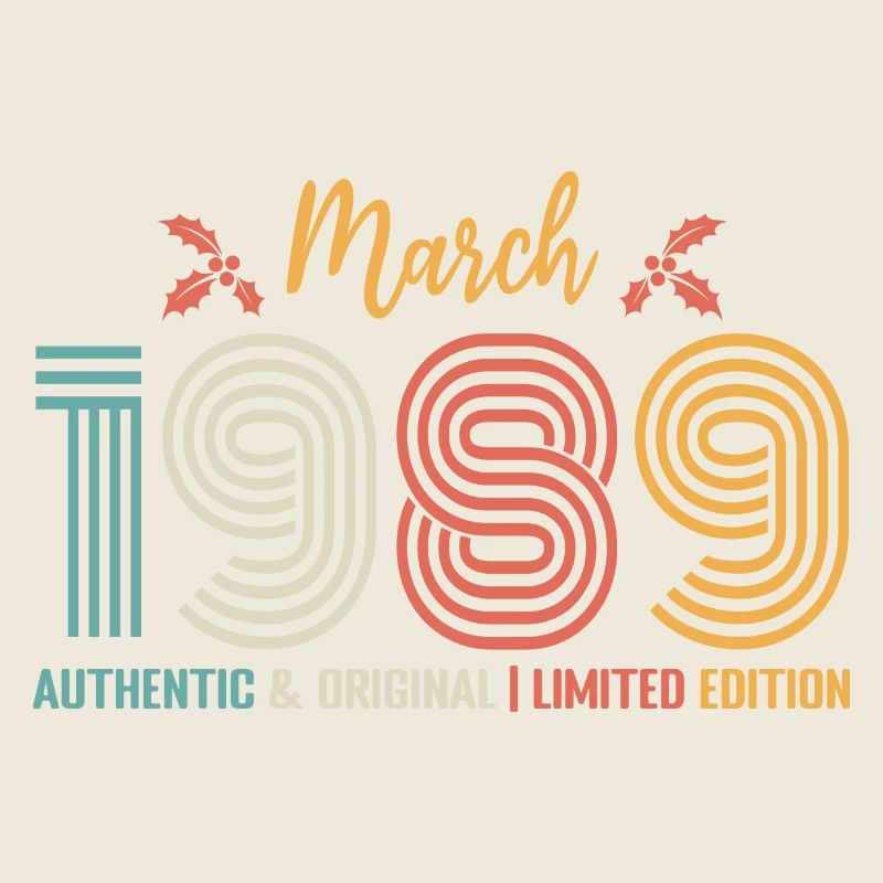 März 1989 Jubiläum März 1989 Retro