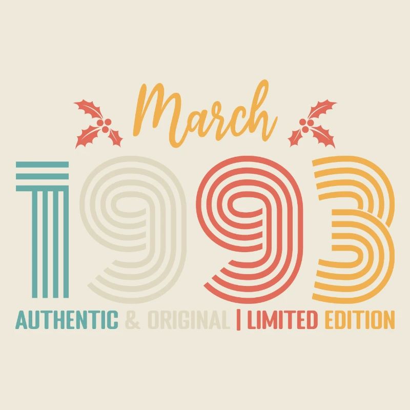 Mars 1993 anniversaire Mars 1993 rétro