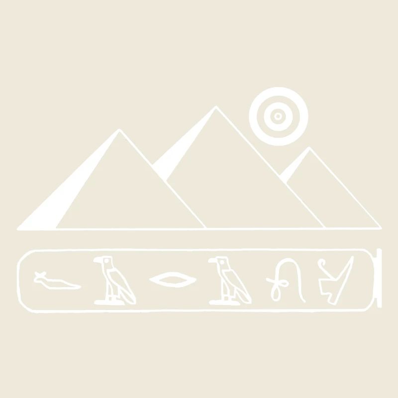 Pyramides et pharaon blanc