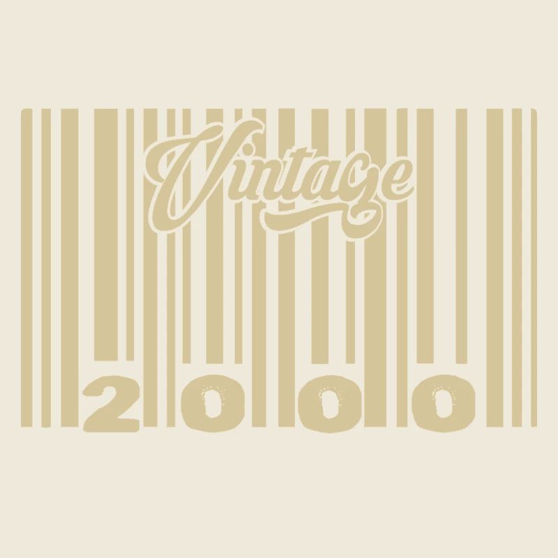 vintage 2000 Code barre 2000: Année 2025.