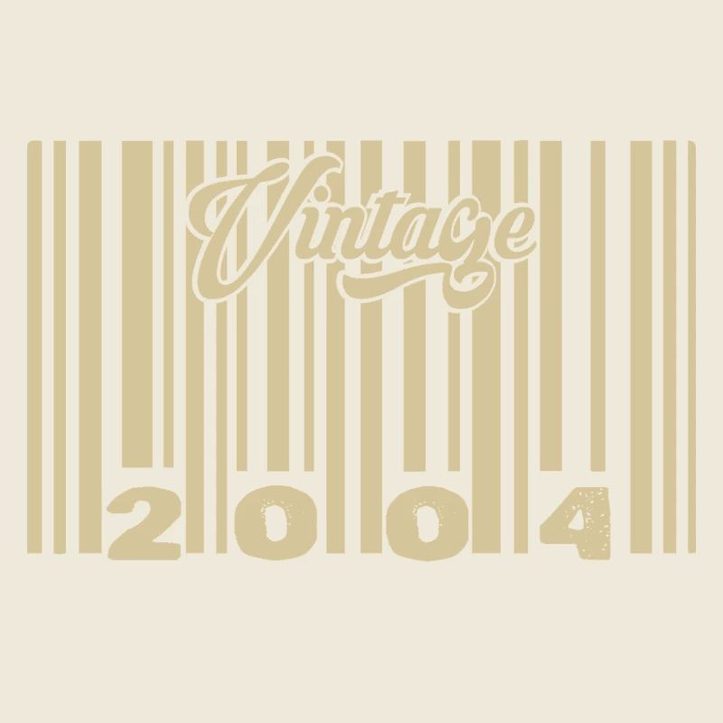 vintage 2004 Code barre 2004: Année 2025.