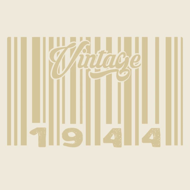 vintage 1944 Code barre 1944: Année 2025.
