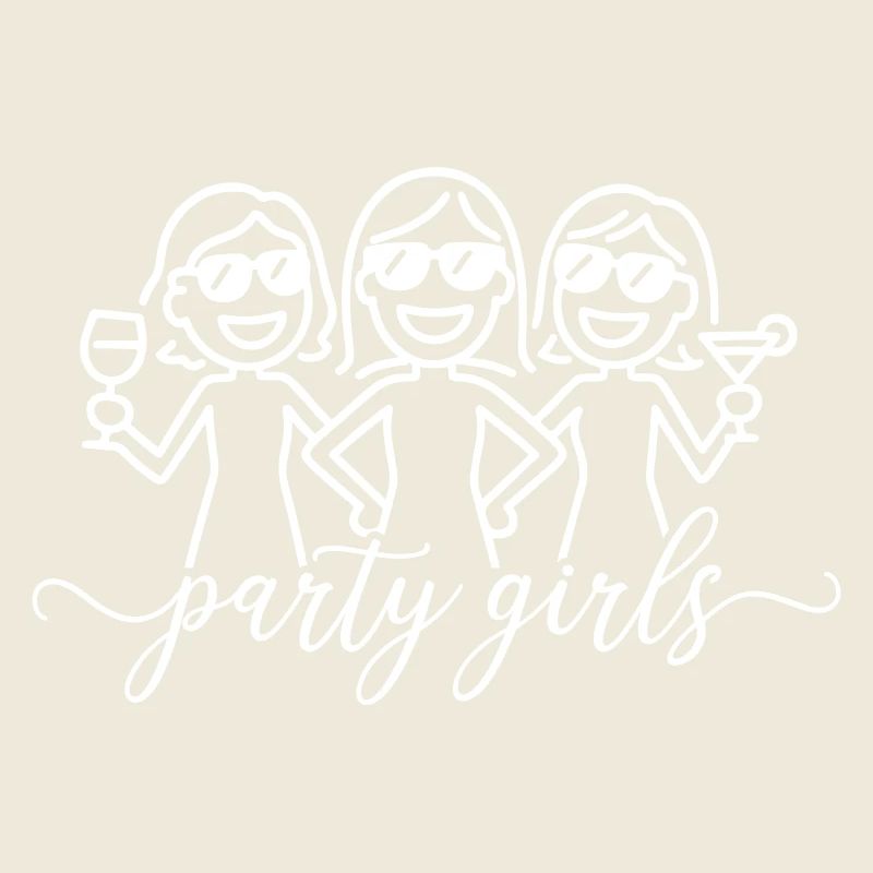 Fêtards Femmes Drôle