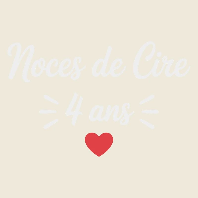 Noces de Cire 4 Ans – Anniversaire de Mariage