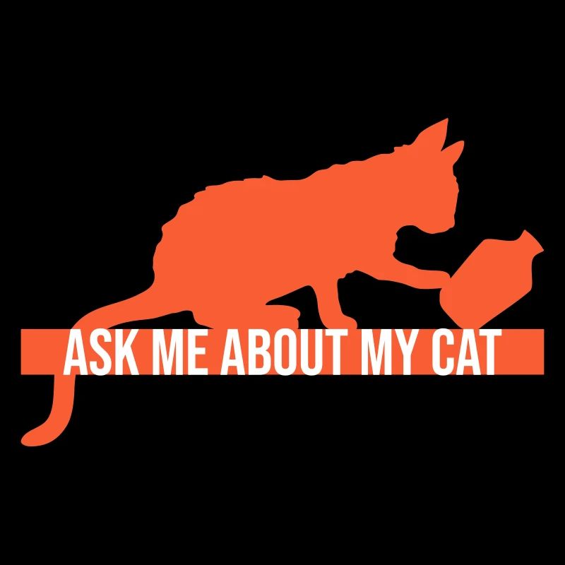 Demandez-moi pour mon chat Chat Amour des animaux Animaux