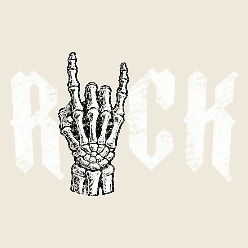 Symbole de la musique rock drôle