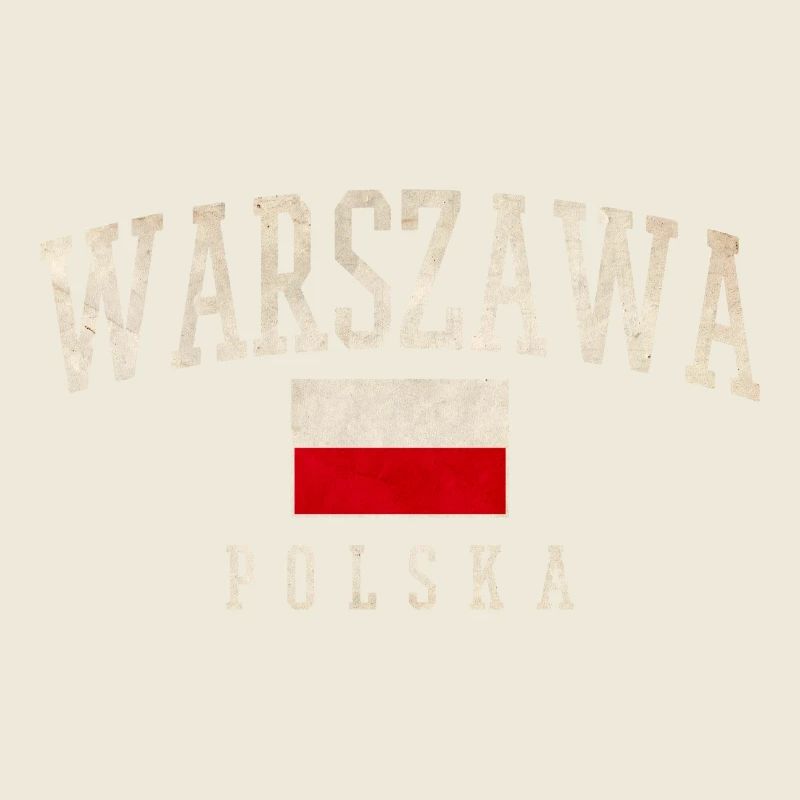 Varsovie Pologne Drapeau Style