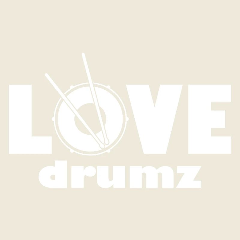 Love Drumz Heartbeat Conception graphique