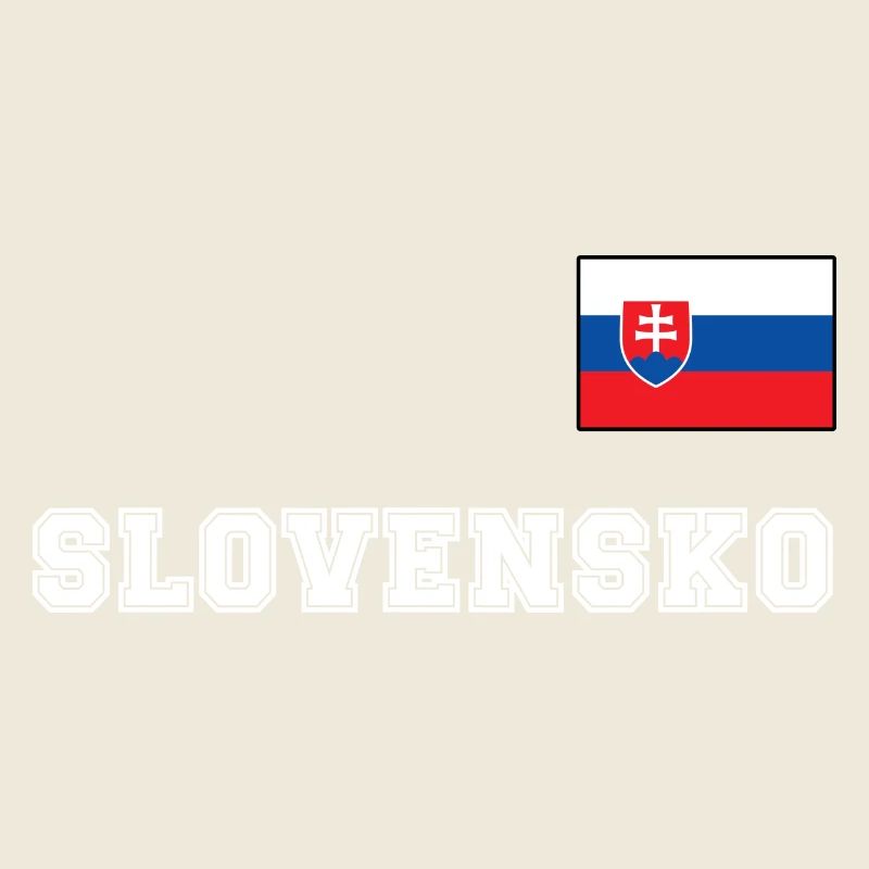 Slovakia jersey look - SLOVENSKO with flag flag