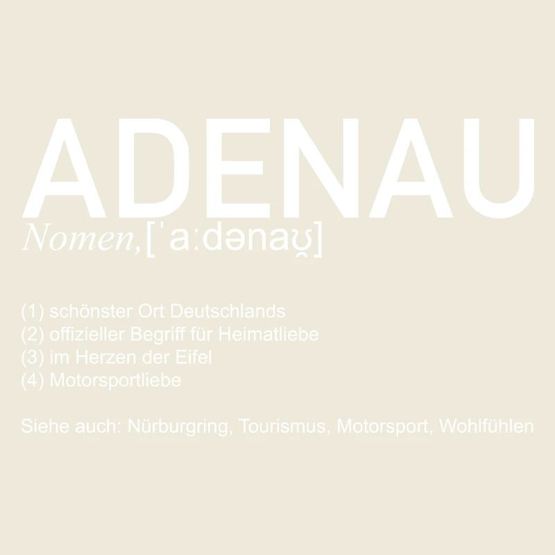 Adenau [meaning] (white)
