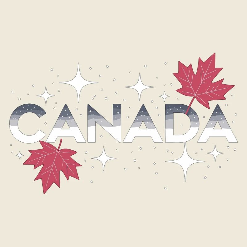 T-shirt Canada Feuille d’érable - Chemise de voyage Canada