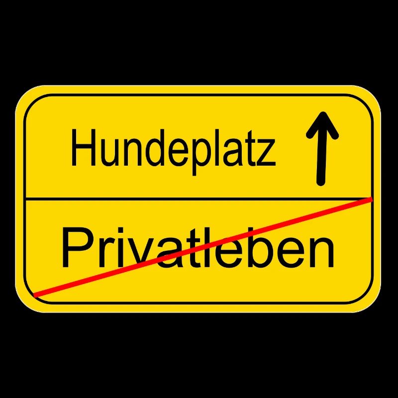 Hundeplatz Schild Neu