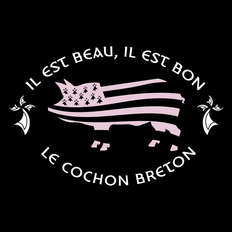 BRETAGNE - GWENN HA DU - COCHON BRETON