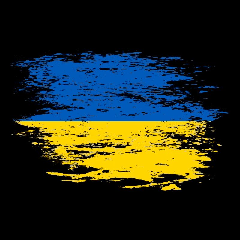 Drapeau ukrainien utilisé