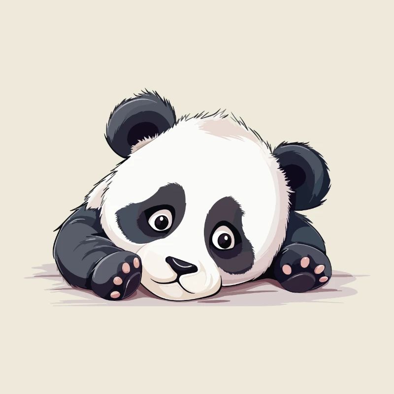 Panda Bear Cute Cute Fluffy Panda Love I Love