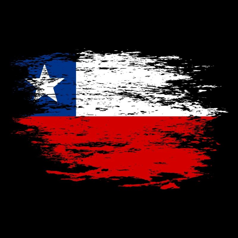 Drapeau chilien utilisé