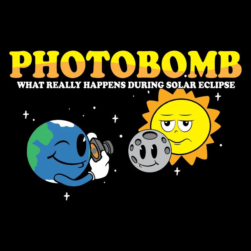 Total Solar Eclipse 2024 Totality Photobomb Sun