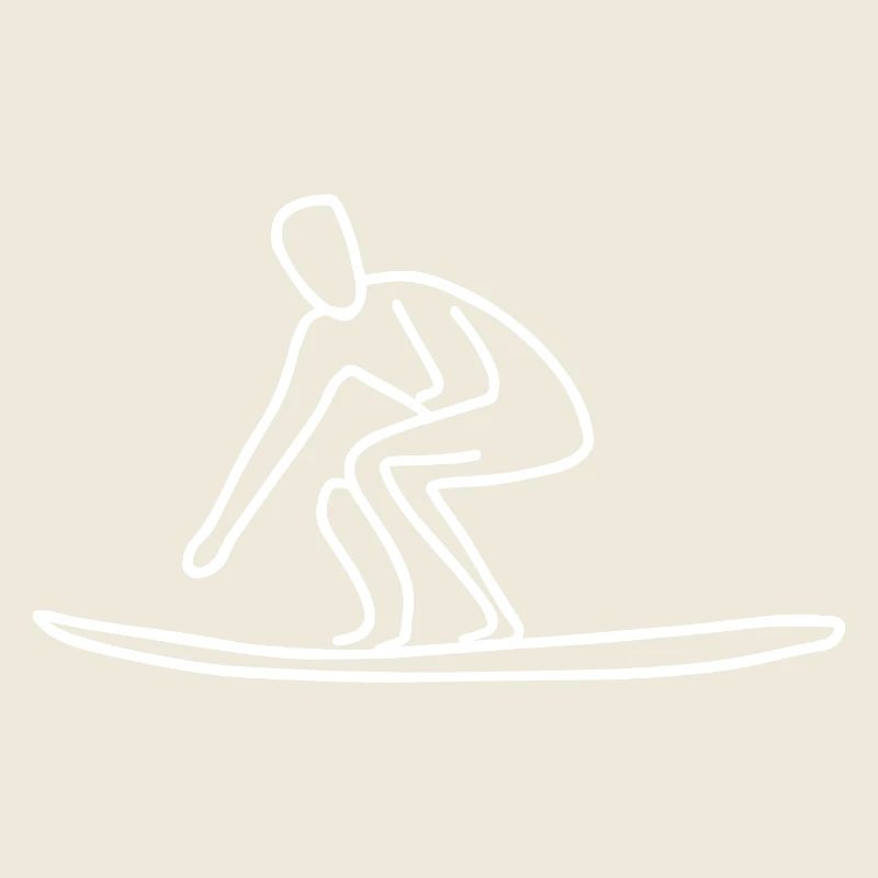 Surf Lover Drawing