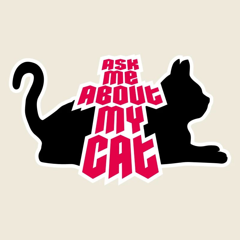 Demandez-moi pour mon chat Chat Amour des animaux Animaux