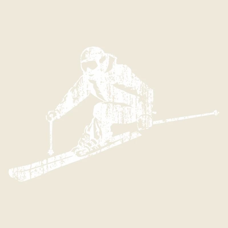 Skier skier athletic fast on the road