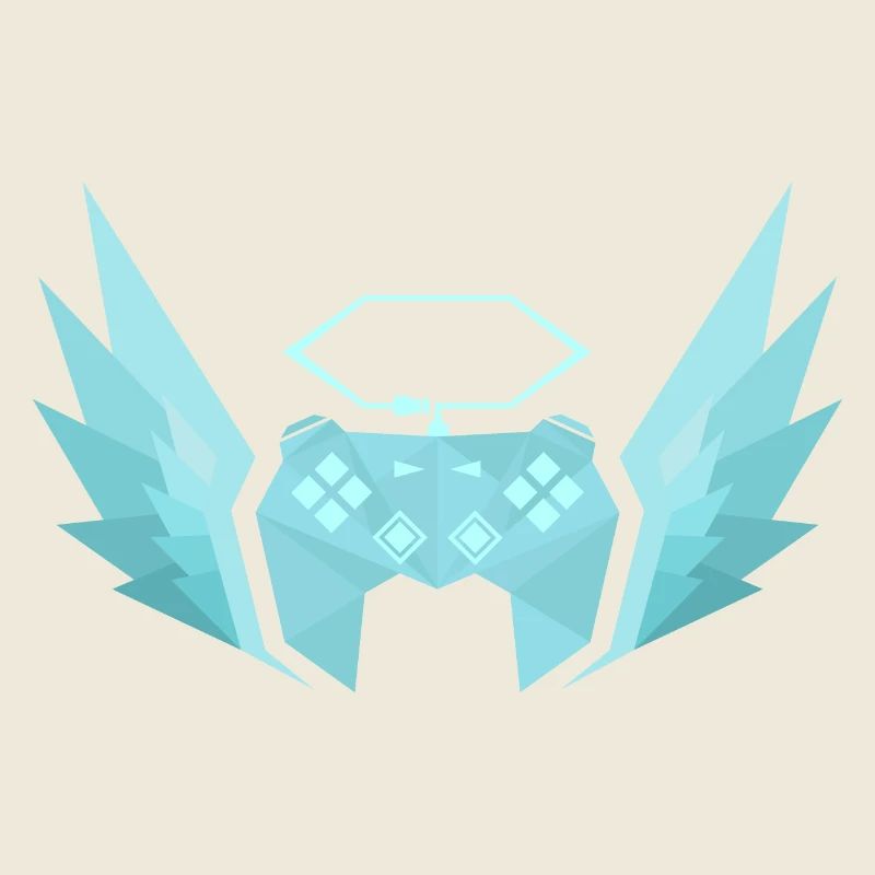 Controller with joins (pastel turquoise)