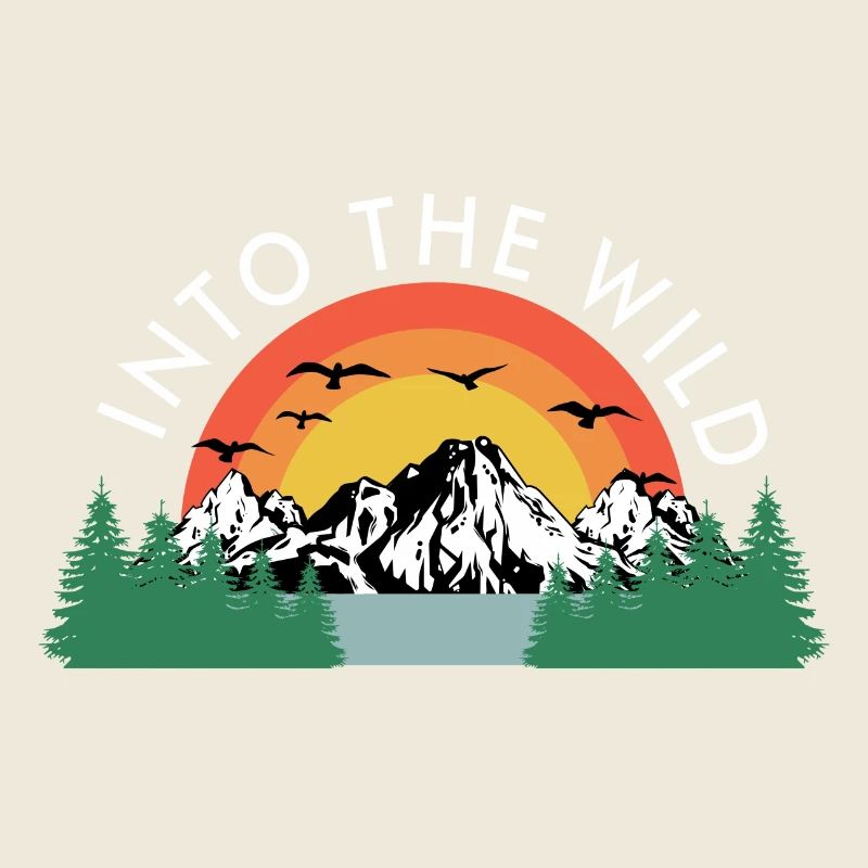 Into the wild Kletterer Wandern Wanderung