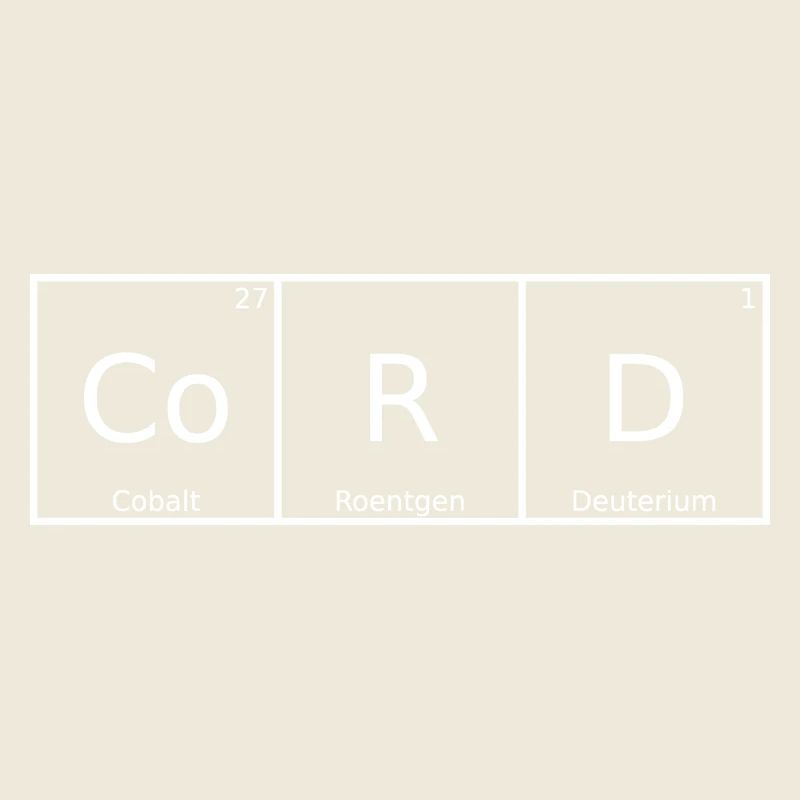 Cordon Nom Prénom Chimie Tableau périodique Éléments