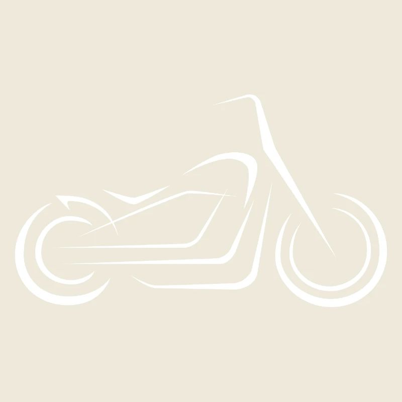 Motorcycle Lines Chopper - Illustration for Bikers