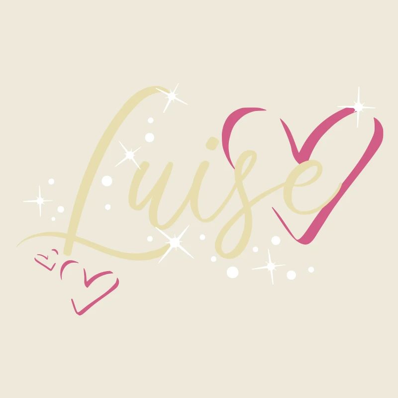 Luise Surname First name Calligraphy Heart