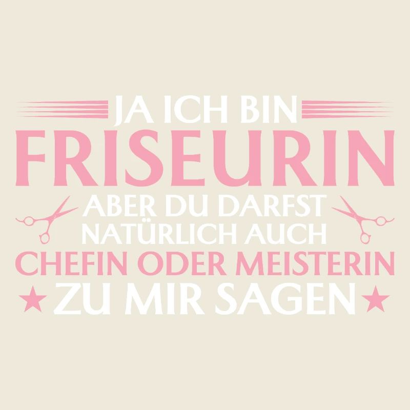 Friseurin Chefin oder Meisterin