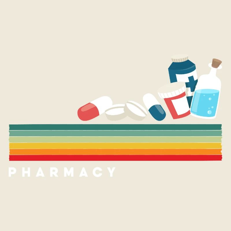 Technicien en pharmacie rétro