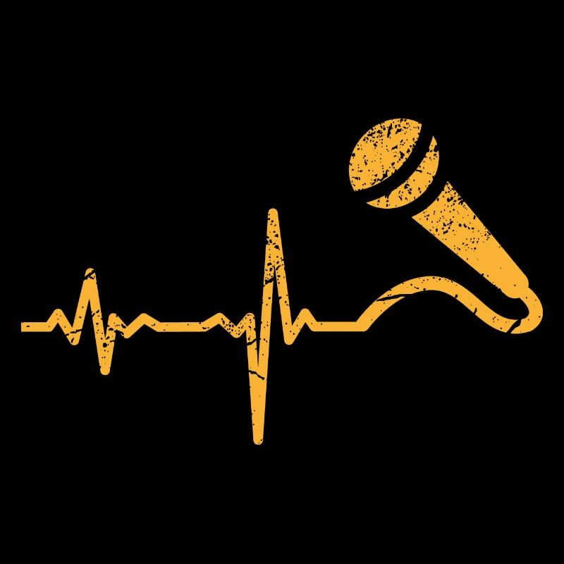 Gift heartbeat singer microphone