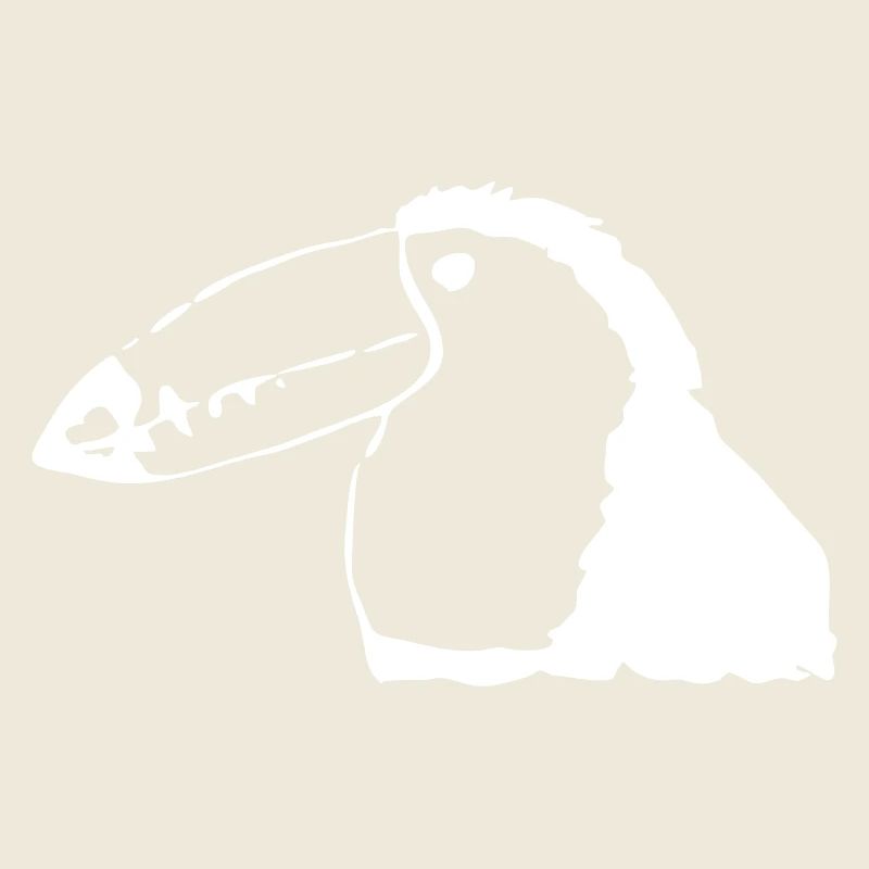 Tukan ähnlicher Vogel