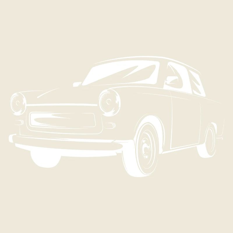 Trabi GDA symbole tshirt illustration voitures