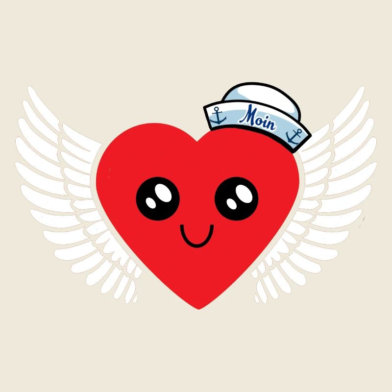 Seemann Herz Matrose Schifffahrt Liebe Valentin