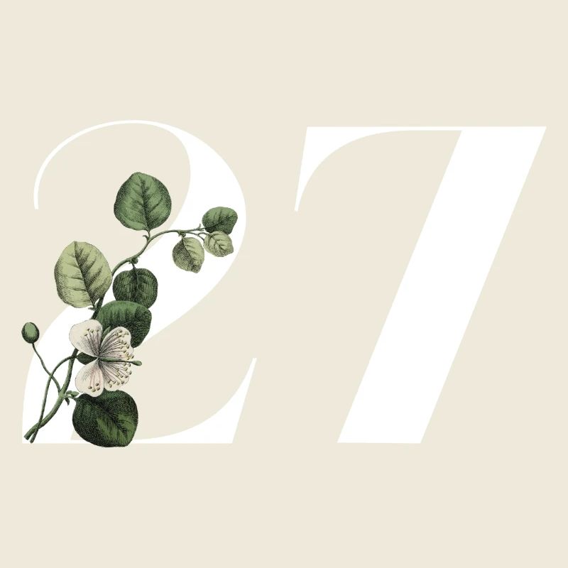 Nummer 27 Blumengrün -27. Blumengeburtstag