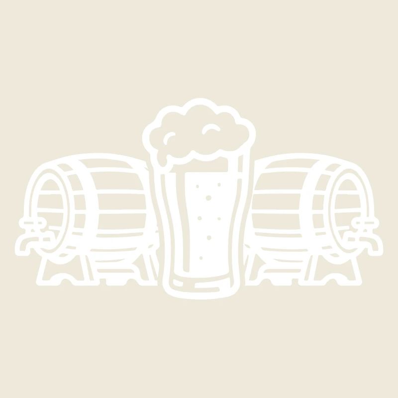 Bier Bierfass Bierglas