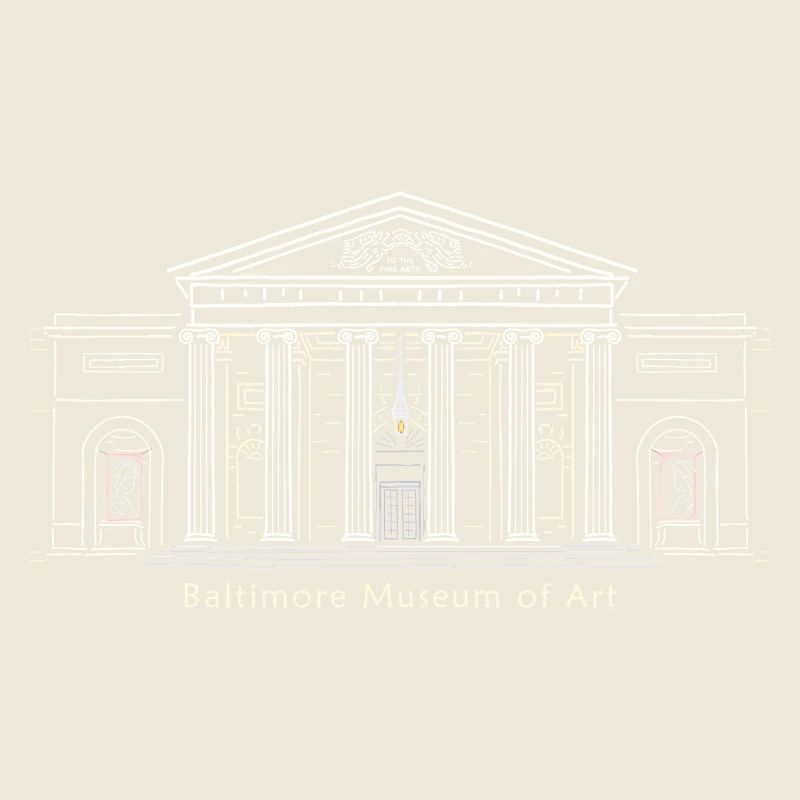 Musée d’art de Baltimore, dessin à la main, États-Unis