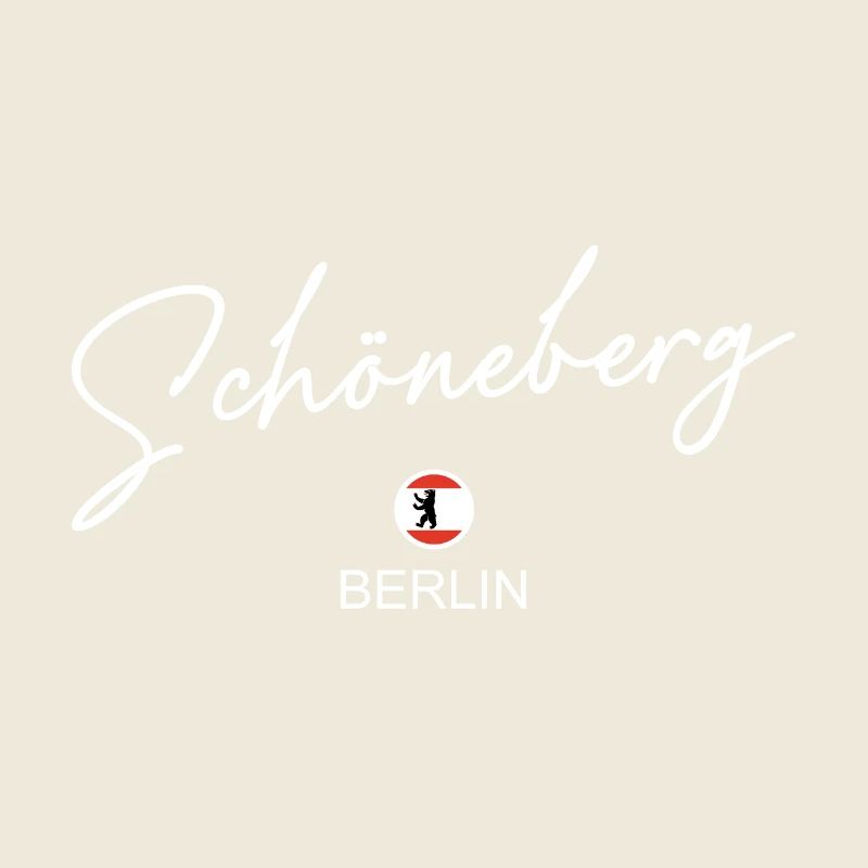 Schöneberg - Drapeau de Berlin - Ours de Berlin - Berlin