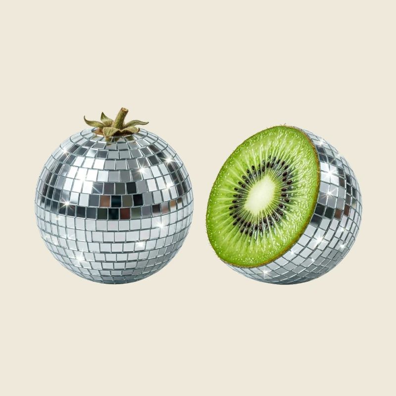 Balle Miroir Disco Kiwi