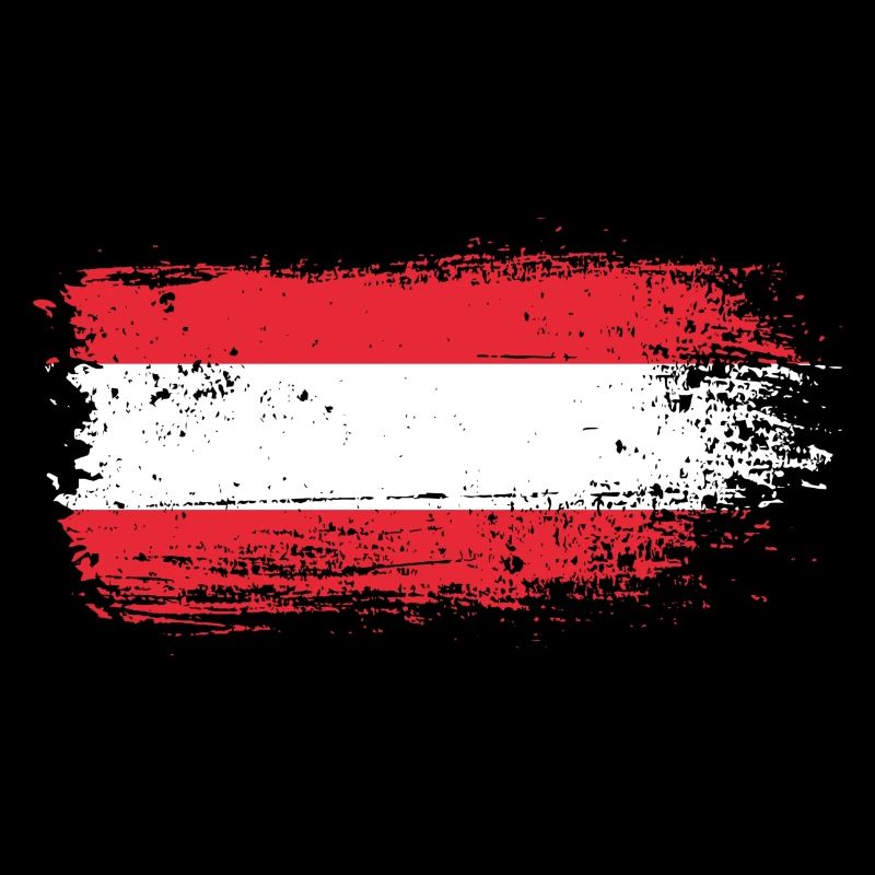 Austrian Brushstroke Flag