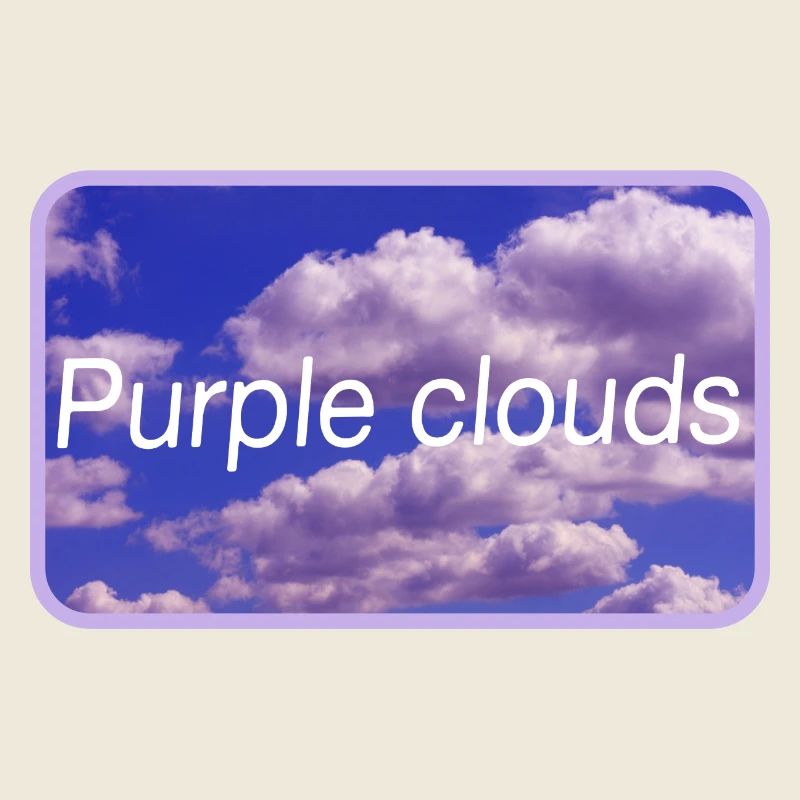 Purple clouds