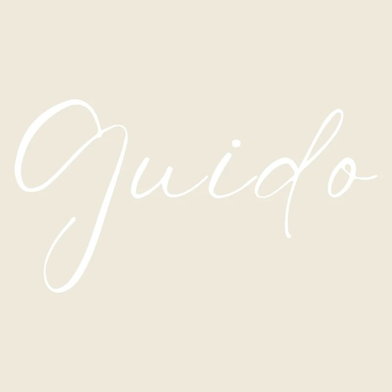 Guido Name T-Shirt Gift for Men