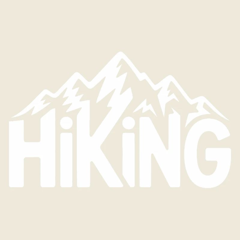 Typographie de randonnée - Hiking Design